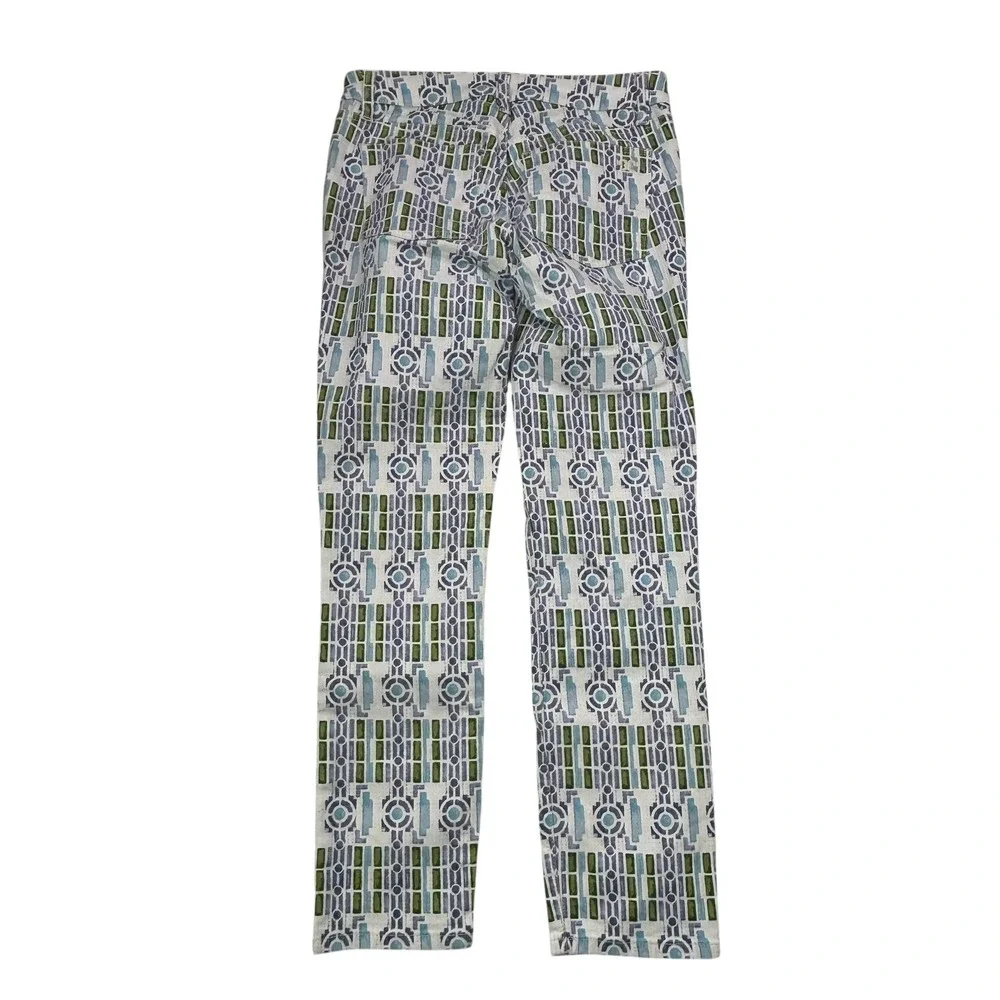 Tory Burch Printed Women's Size 28 Geometric Pattern Skinny‎ Jeans 27